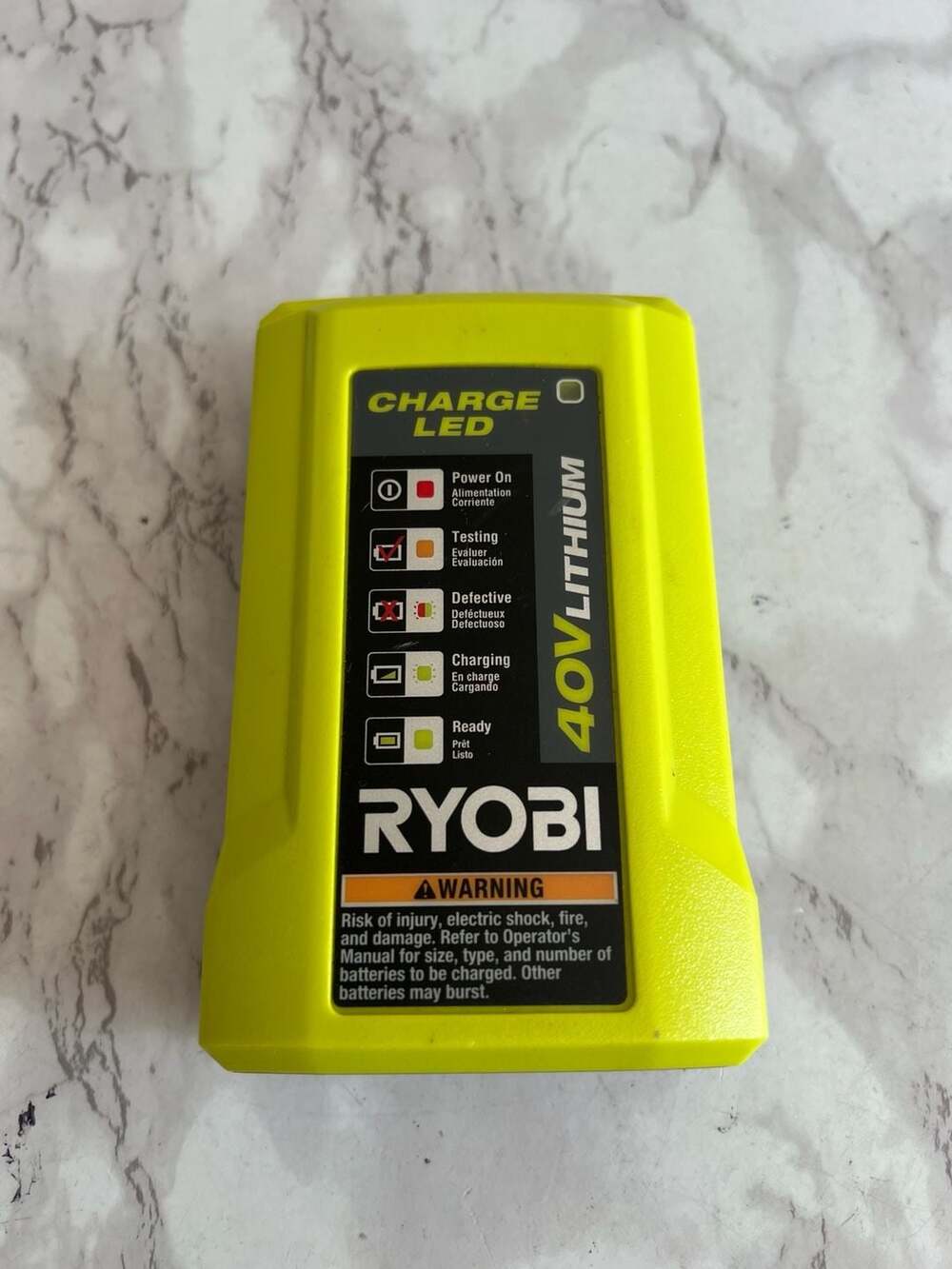 Ryobi OP404 40V Lithium-Ion Battery Charger